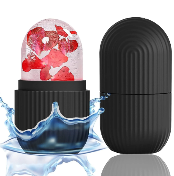 Rolo de Gelo Facial em Silicone — Refresca, Acalma e Revitaliza